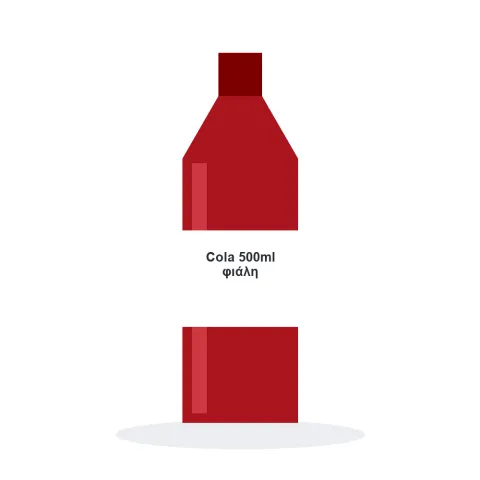 Cola 500ml φιάλη