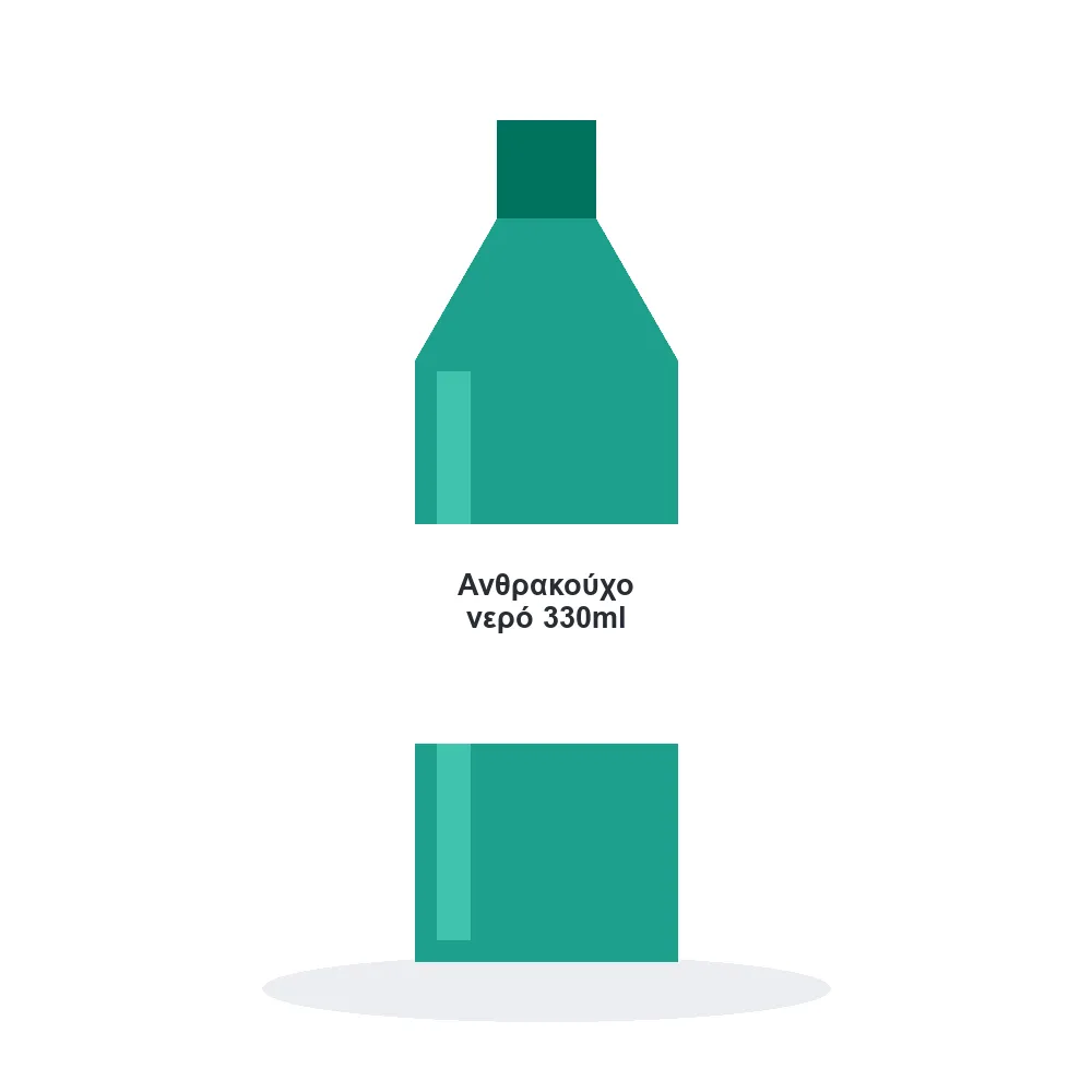 Ανθρακούχο νερό 330ml