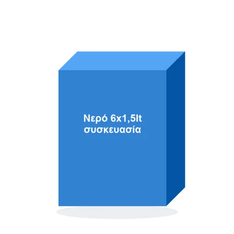 Νερό 6x1,5lt συσκευασία